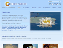 Tablet Screenshot of globalpsychics.com